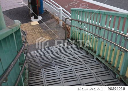 Footbridge stairs Footbridge stairs 98894036