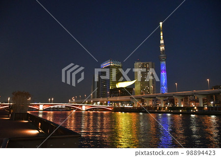Sumida River Sky Tree Ukrainian Color Azumabashi 98894423