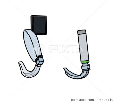 Video laryngoscope and Macintosh laryngoscope Video laryngoscope and Macintosh laryngoscope 98897410