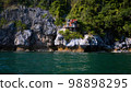 lonely abandoned house on the island, in summer weather on a thai island 98898295