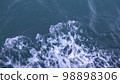 Aerial top view of waves in the Sea. 4k 98898306