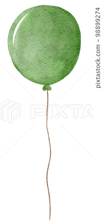 watercolour st Patrick balloon cartoon hand painting watercolour st Patrick balloon cartoon hand painting 98899274