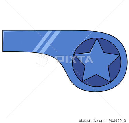 Illustration next to the whistle 98899940