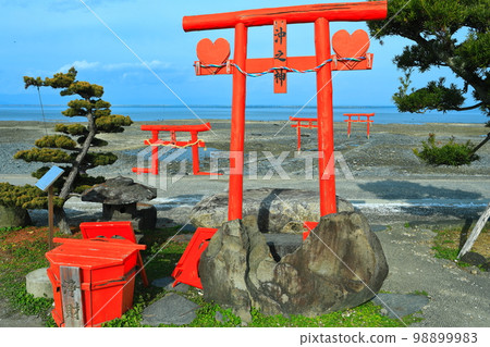 [Saga Prefecture] Undersea torii at Oo Shrine 98899983