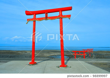 [佐賀縣]大王神社的海底鳥居 98899997