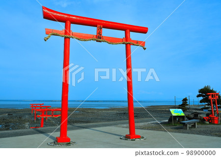 [佐賀縣]大王神社的海底鳥居 98900000