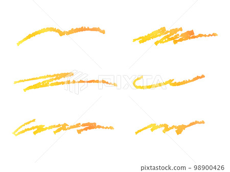 Hand drawn style line set 98900426