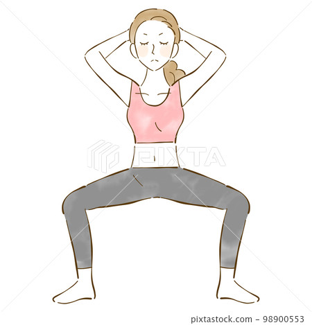 女性寬蹲 女性寬蹲 98900553