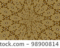 Abstract brown background kaleidosop pattern 98900814