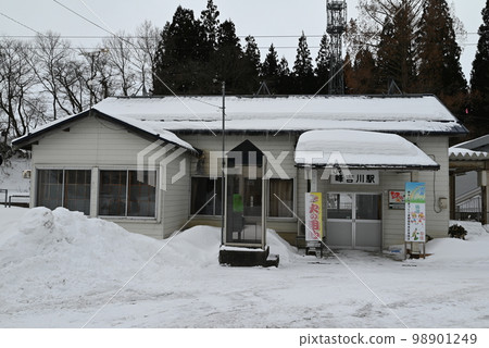 [秋田縣/奧區本線]峰吉川站 98901249