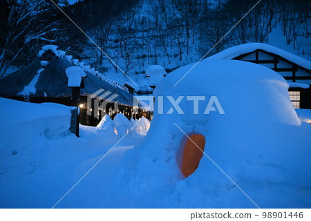 [Nyuto Onsenkyo] Tsurunoyu Onsen Kamakura Illumination 98901446