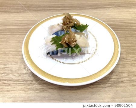 鯖魚壽司握壽司淋上加里 98901504