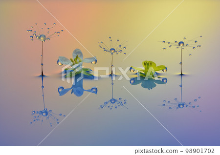 水滴照片創作照片 98901702