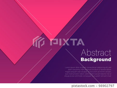 Abstract geometry gradient background, magenta gradient color vector background illustration template for website, banner, poster, backdrop Abstract geometry gradient background, magenta gradient color vector background illustration template for website, banner, poster, backdrop 98902797