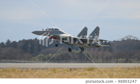 Indian Air Force Sukhoi Su-30MKI landing 98903247