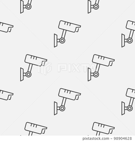 CCTV video security cameras simple seamless pattern CCTV video security cameras simple seamless pattern 98904628