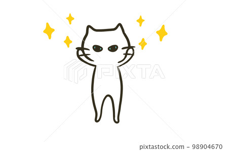 斜眼貓的插圖 98904670