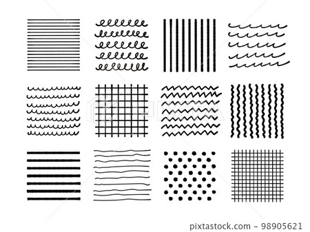 Background material set like scribbled with a pen 98905621