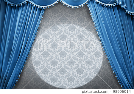 Blue vintage stage 98906014