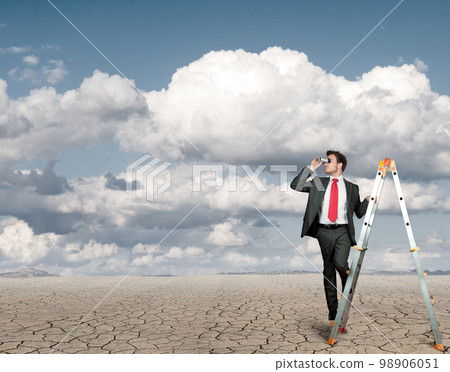 Businessman in search of business Businessman in search of business 98906051