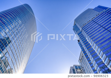 港區，港區，東京摩天大樓的城市景觀 98906323