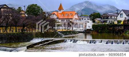 Ureshino Shiota River Siebold-no-Yu Panorama(佐賀縣嬉野市) Ureshino Shiota River Siebold-no-Yu Panorama(佐賀縣嬉野市) 98906854