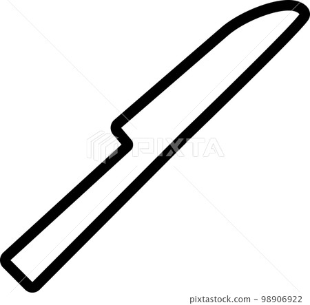 Knife illustration silhouette simple cute icon Knife illustration silhouette simple cute icon 98906922