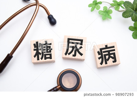Diabetes medical image Diabetes medical image 98907293