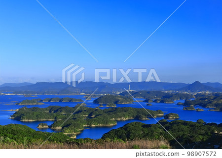 [Nagasaki Prefecture] Kujukushima under fine weather (Sasebo Kujukushima Tourist Park) 98907572