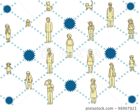 Viruses and people 98907821