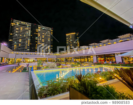 "Tokyo" Rooftop night view of Ariake Garden 98908583