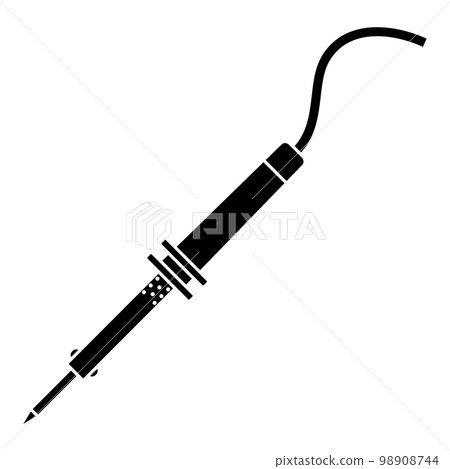soldering iron silhouette soldering iron silhouette 98908744