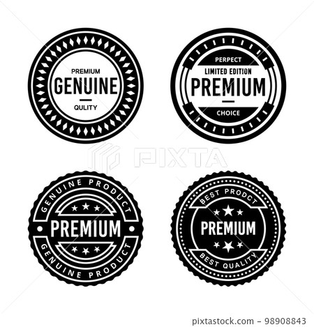 Classic Vintage Retro Premium Vector Badge, Emblem, Logo, Label, Sticker, Stamp, Symbol, Seal, Banner Frame Collection Set Classic Vintage Retro Premium Vector Badge, Emblem, Logo, Label, Sticker, Stamp, Symbol, Seal, Banner Frame Collection Set 98908843