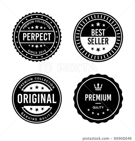 Classic Vintage Retro Premium Vector Badge, Emblem, Logo, Label, Sticker, Stamp, Symbol, Seal, Banner Frame Collection Set Classic Vintage Retro Premium Vector Badge, Emblem, Logo, Label, Sticker, Stamp, Symbol, Seal, Banner Frame Collection Set 98908846