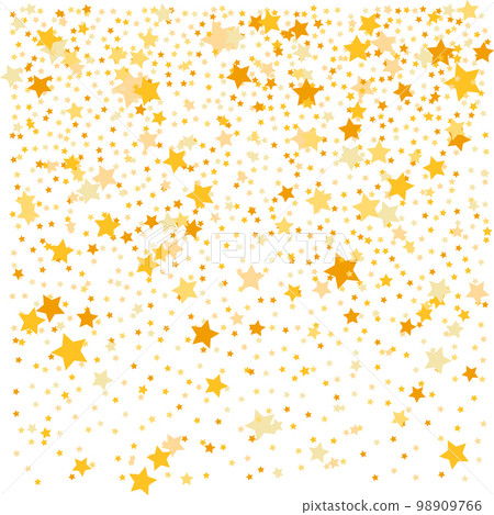 Gold stars. Decoration for festival. Vector illustration, white background Gold stars. Decoration for festival. Vector illustration, white background 98909766