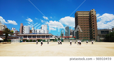Athletic field Athletic field 98910459