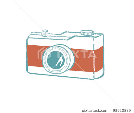 相機照片線條圖插圖 98910889