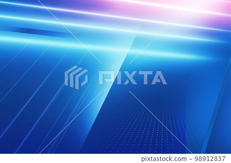 Abstract design with neon light in blue theme background concept series  98912837