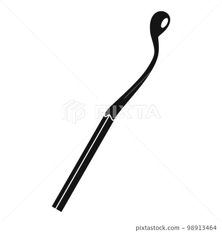 Half burn match icon. Simple illustration of half burn match vector icon for web design isolated on white background 98913464