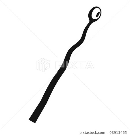Burned match icon. Simple illustration of burned match vector icon for web design isolated on white background Burned match icon. Simple illustration of burned match vector icon for web design isolated on white background 98913465