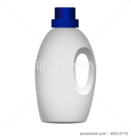 House bottle cleaner mockup. Realistic illustration of house bottle cleaner vector mockup for web design isolated on white background House bottle cleaner mockup. Realistic illustration of house bottle cleaner vector mockup for web design isolated on white background 98913778