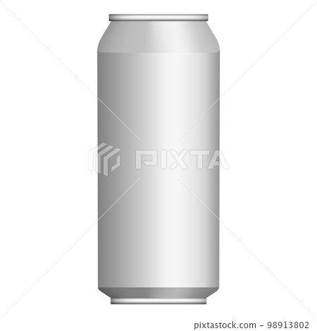 Drink tin can mockup. Realistic illustration of drink tin can vector mockup for web design isolated on white background Drink tin can mockup. Realistic illustration of drink tin can vector mockup for web design isolated on white background 98913802
