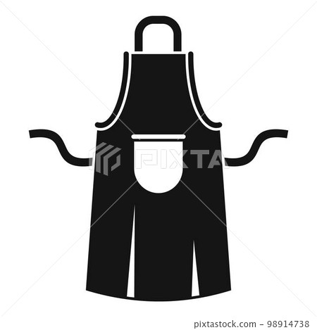 Worker apron icon. Simple illustration of worker apron vector icon for web design isolated on white background 98914738