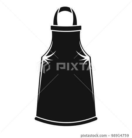 Barber apron icon. Simple illustration of barber apron vector icon for web design isolated on white background 98914759