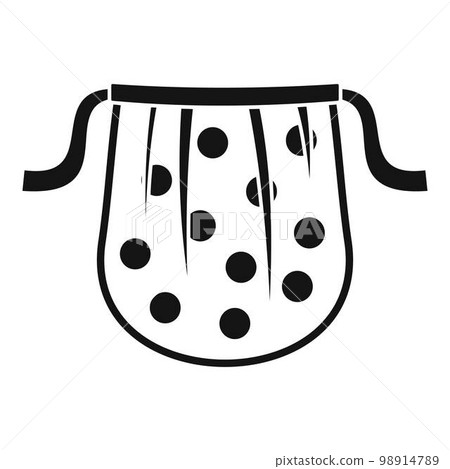Kid apron icon. Simple illustration of kid apron vector icon for web design isolated on white background Kid apron icon. Simple illustration of kid apron vector icon for web design isolated on white background 98914789