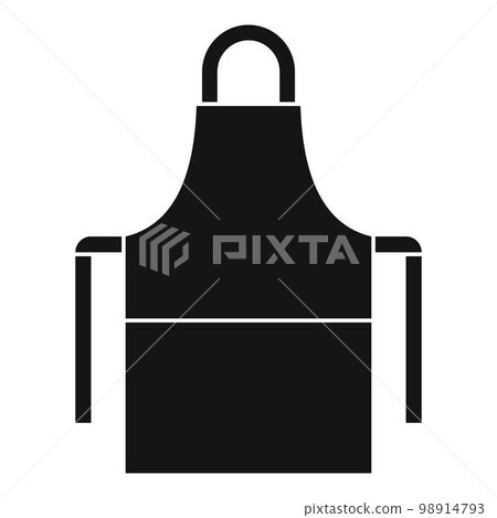 Work apron icon. Simple illustration of work apron vector icon for web design isolated on white background Work apron icon. Simple illustration of work apron vector icon for web design isolated on white background 98914793