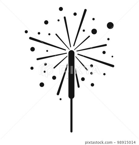 Bengal lights icon. Simple illustration of bengal lights vector icon for web design isolated on white background Bengal lights icon. Simple illustration of bengal lights vector icon for web design isolated on white background 98915014