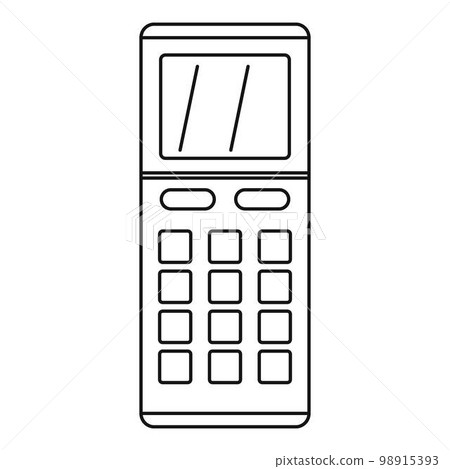 Remote control air conditioner icon. Outline remote control air conditioner vector icon for web design isolated on white background Remote control air conditioner icon. Outline remote control air conditioner vector icon for web design isolated on white background 98915393