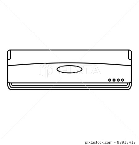 House conditioner icon. Outline house conditioner vector icon for web design isolated on white background House conditioner icon. Outline house conditioner vector icon for web design isolated on white background 98915412