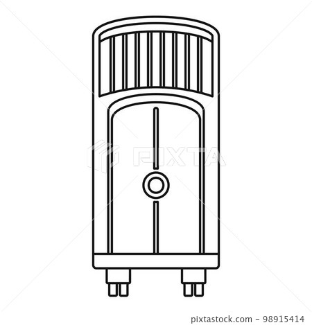 House floor conditioner icon. Outline house floor conditioner vector icon for web design isolated on white background 98915414